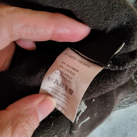 Isabel de Pedro Knit Artsy Distressed Painted Sweater Top Bohemian Size 10 - Picture 9 of 9